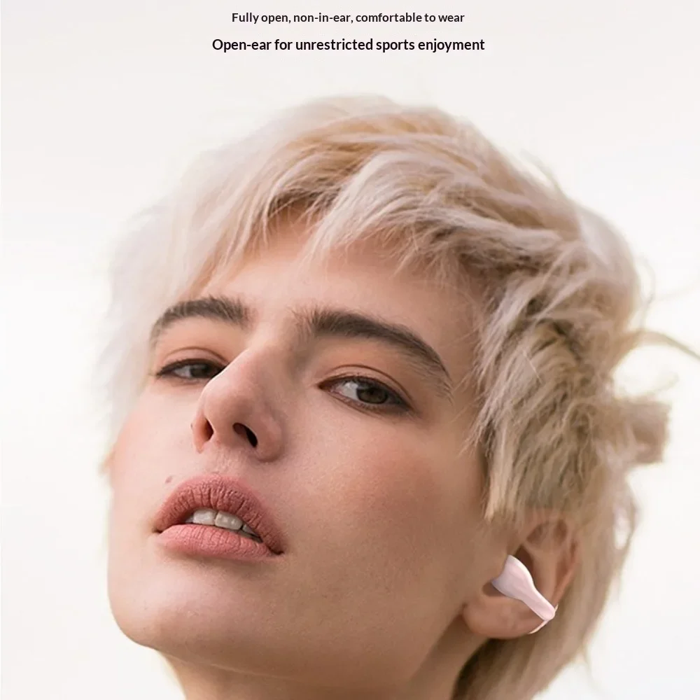 Single Earphone Wireless Bluetooth Headphones 2025 New Business Office HD Call Noise Cancellation Ultra-Long Battery Life Imperc thumbnail 4
