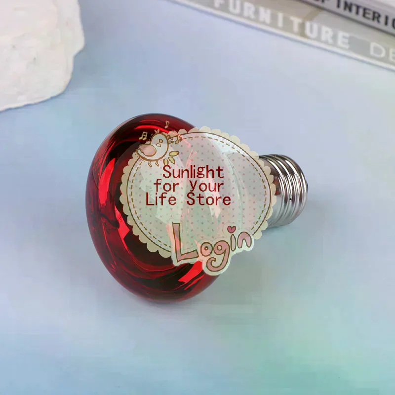 HOT!25/40/50/60/75/100W E27 UVA Poultry Bulb Infrared Night Light Day Poultry Heating Bulb For Plants Amphibians Reptile Pets thumbnail 2
