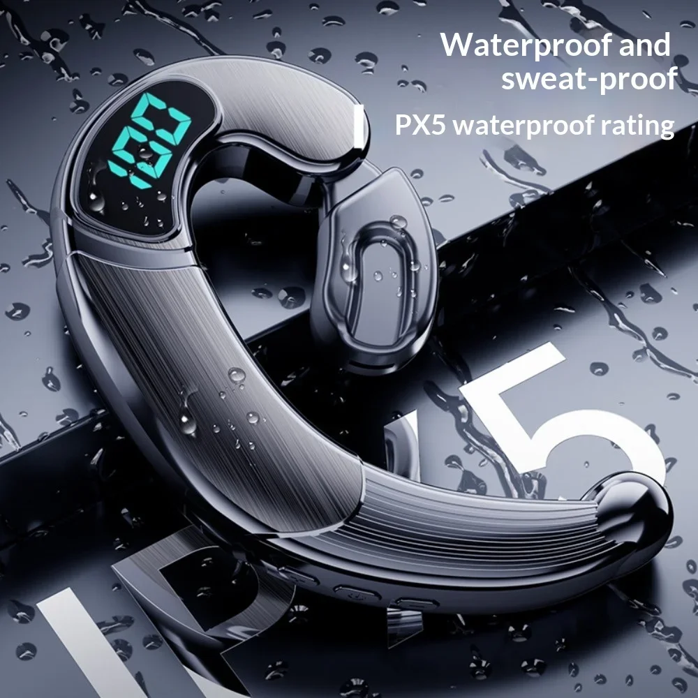 Single Earphone Wireless Bluetooth Headphones 2025 New Version High Appearance Value Noise Cancellation Ultra-Long Battery Life thumbnail 3