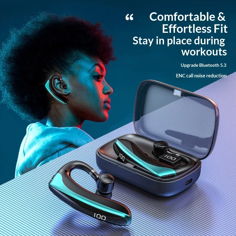 Single Earphone Wireless Bluetooth Headphones 2025 New Fashionable Lossless Sound Quality Noise Cancellation Ultra-Long Battery thumbnail 4