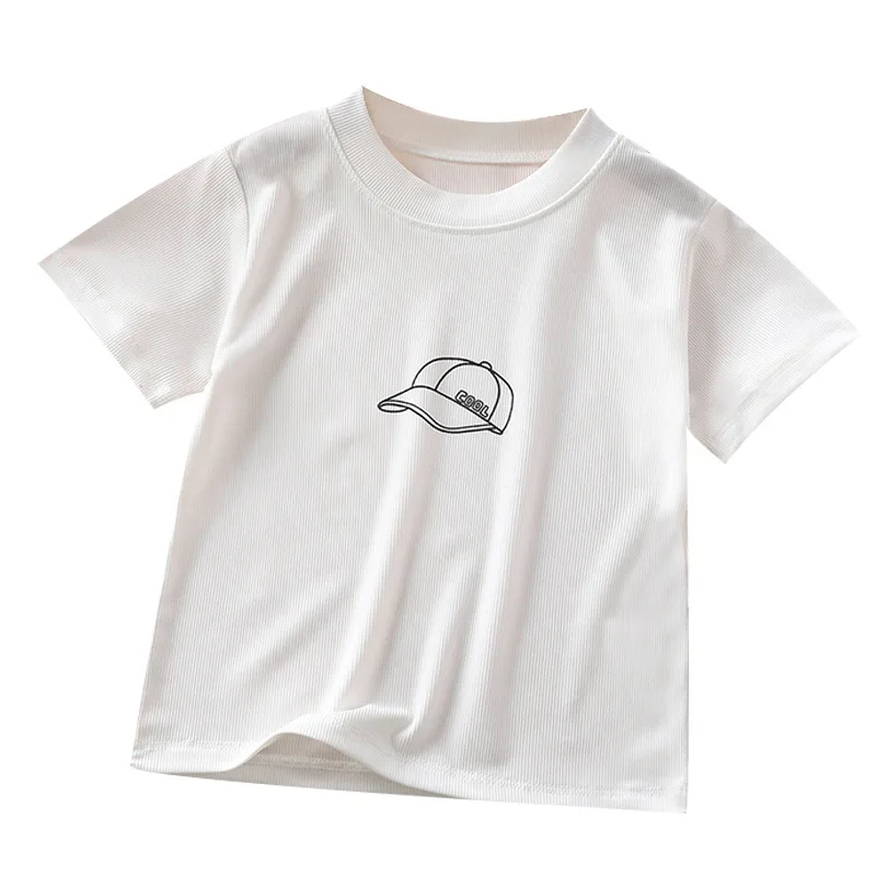 New Summer Kids Clothes Cute Short Sleeve T-shirt Boys Casual Soft Tops thumbnail 5