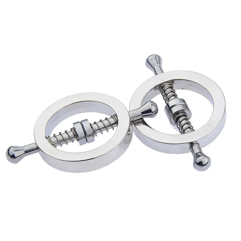 Stainless steel nipple clamp adjustable nipple clamp body restraint female sex toy multiple options to choose from thumbnail 4