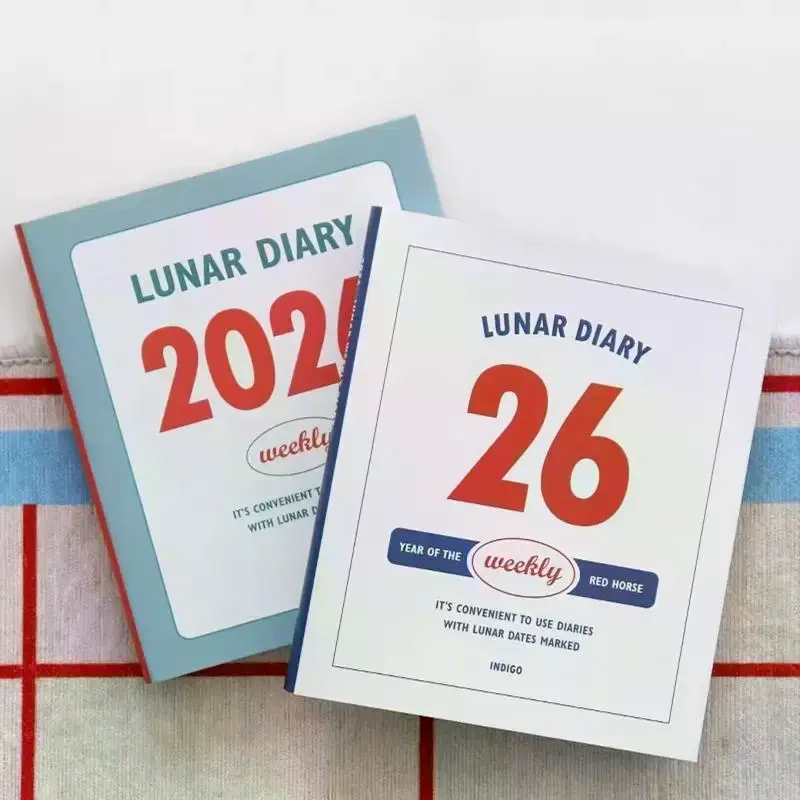 2026 Schedule Life Planner Book Minimalist With Calendar Student Study Diary Retro Journal Notebook Notepad thumbnail 5