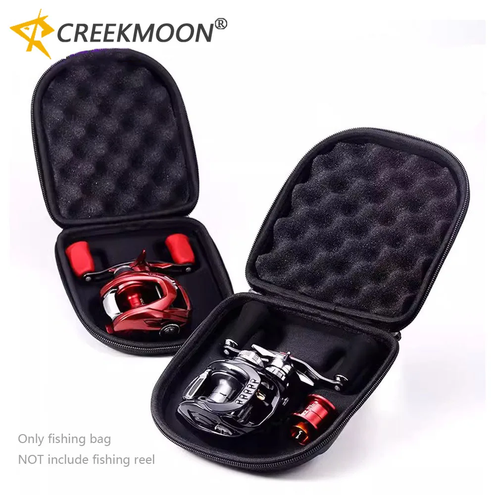 Portable Fishing Reel Bag Protective Case 16cm Waterproof Hard EVA Outdoor Cover Boxes For Baitcasting Wheel Pouch Tools Tackles