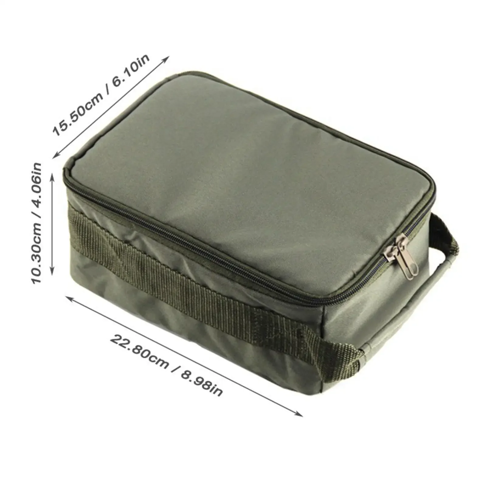Fishing Tackle Storage Bag Equipment Multifunction with 3 Adjustable Dividers, Fishing Tool, Waterproof Fishing Gear Bag thumbnail 6