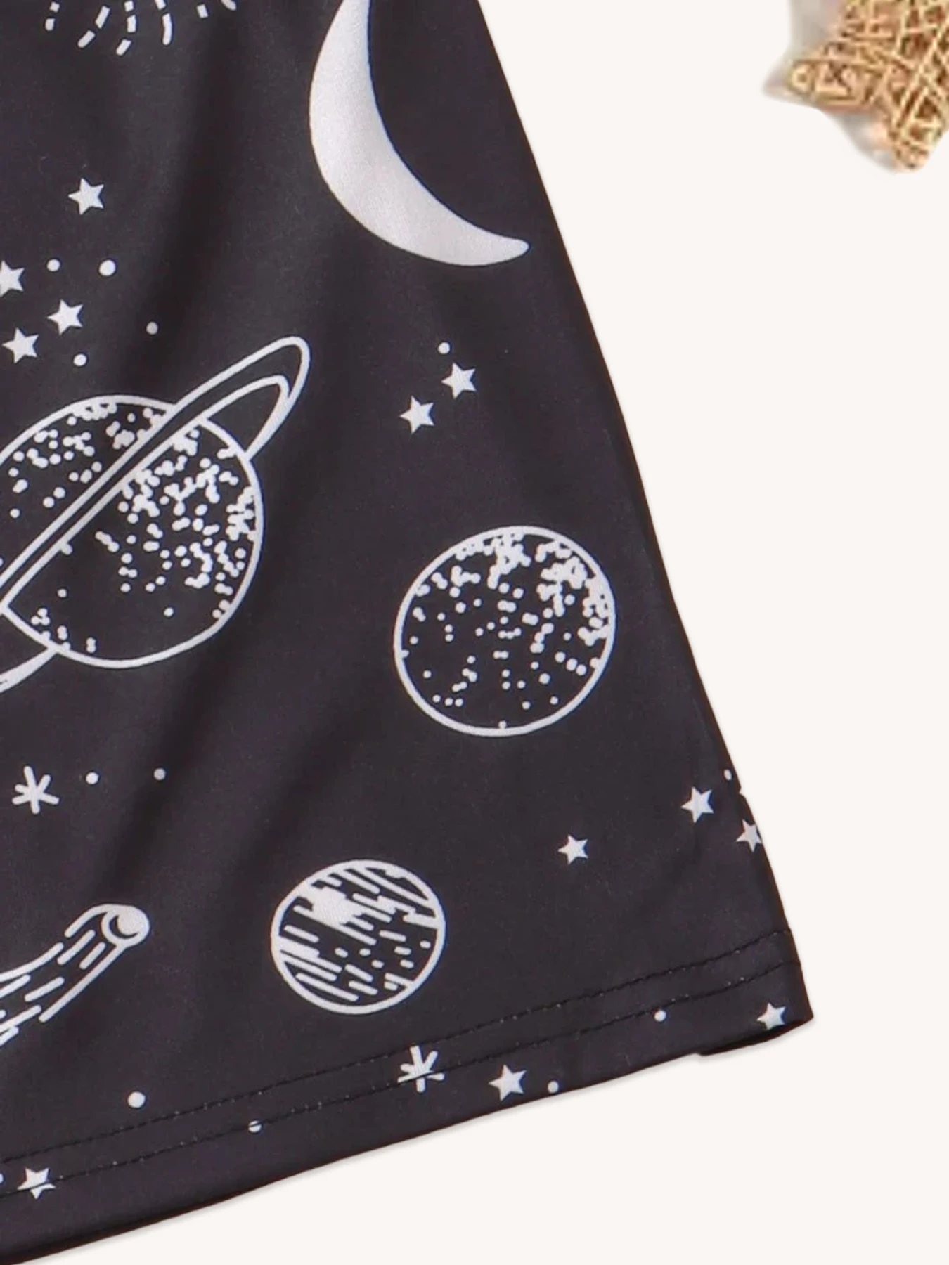 A set of planet printed home clothes and pajamas set thumbnail 3