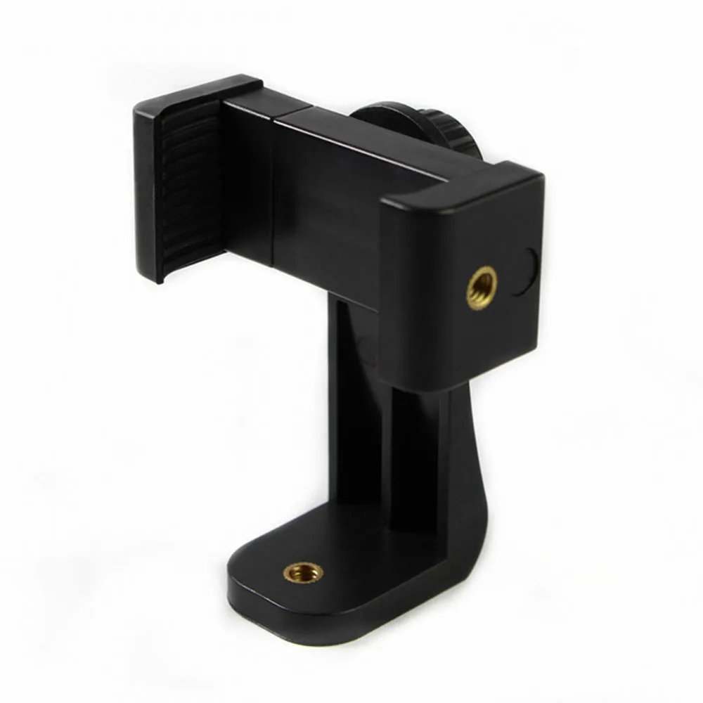 360 Degree Mobile Phone Clip Cellphone Holder With 1/4 Screw Tripod Mount Desk Tripod Adapter For Iphone Huawei Samsung thumbnail 2