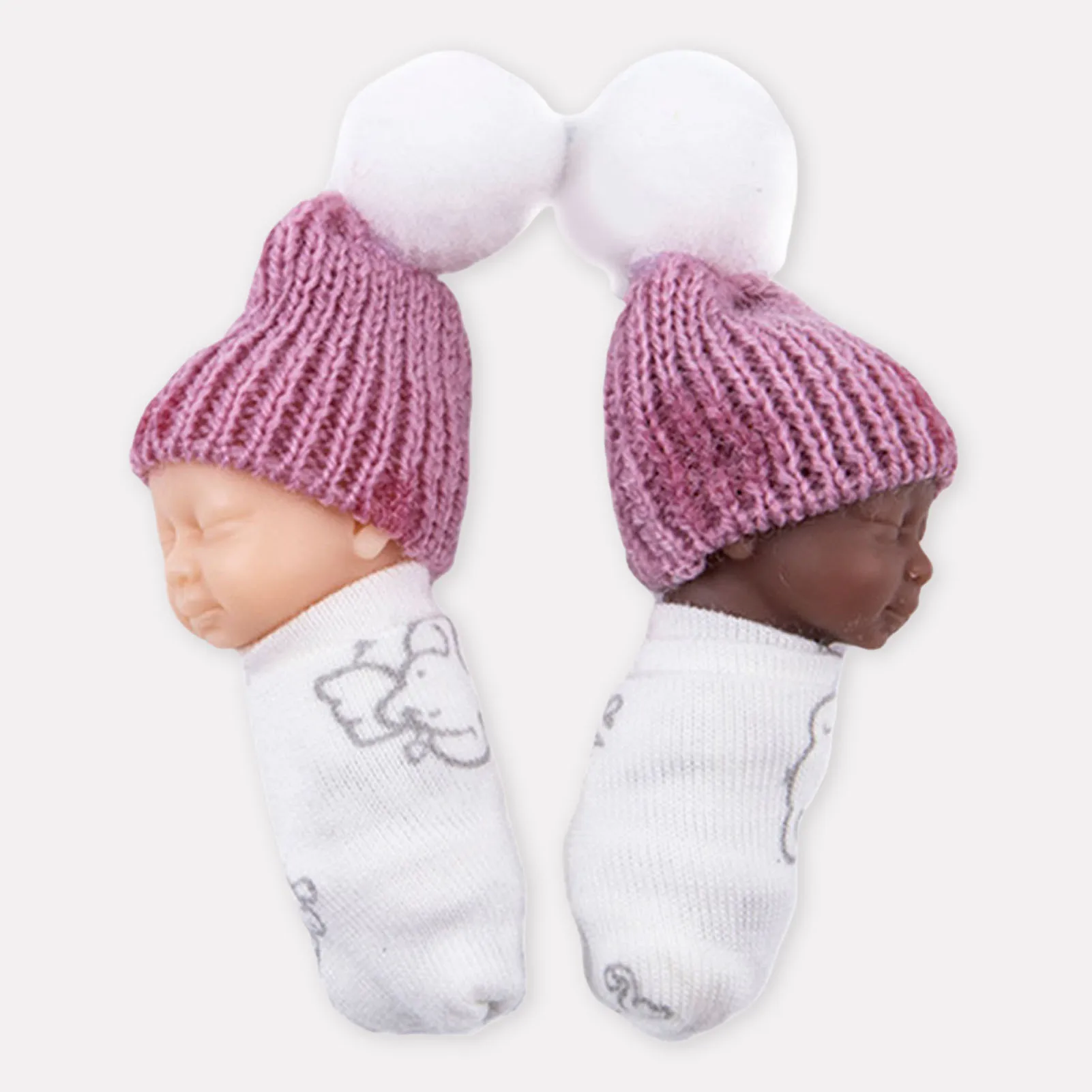 Reborn Baby Dolls 7cm Long Miniature Lovely Sleeping Baby Figurine for Baby Shower Favors Decoration thumbnail 5