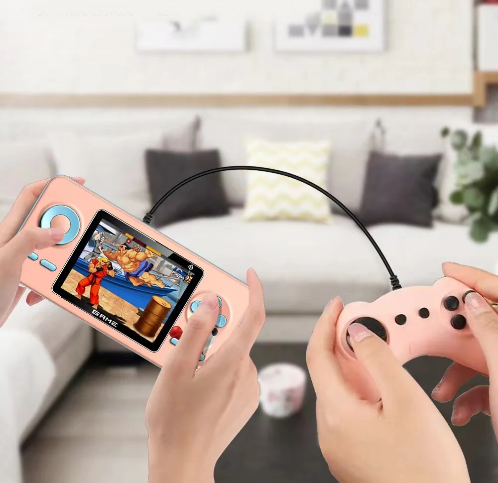 S5 Mini Retro Video Gaming Console Built-in 520 Classic Games Portable 2.4 Inch TFT Pocket Game Players Console For Child thumbnail 4