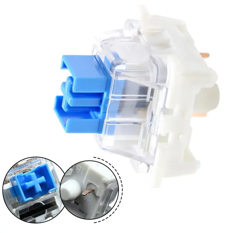 50/100pcs Keyboard Switch Keyboard Clicker Key Replacement 3Pin Tactile Switch For MX-style Mechanical Keyboards thumbnail 2
