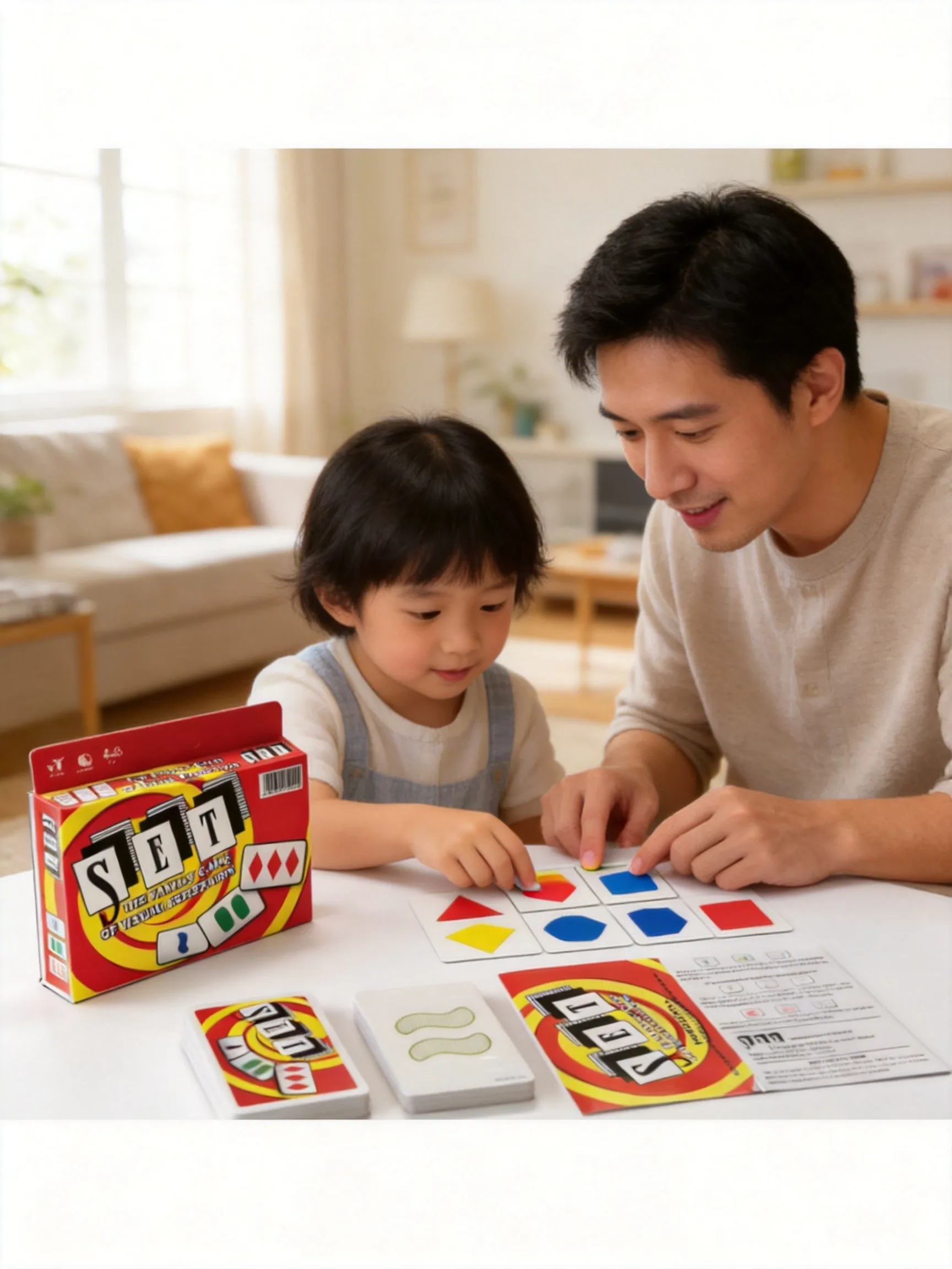 Visual Perception Card Game 0129EFX Fast-Paced Pattern Matching Family Board Game thumbnail 3