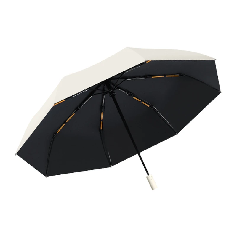 New Automatic Umbrella 24 Bone Solid Color Automatic Umbrella Light Collapsible Large Size Outdoor Sunshade Uv Protection thumbnail 5