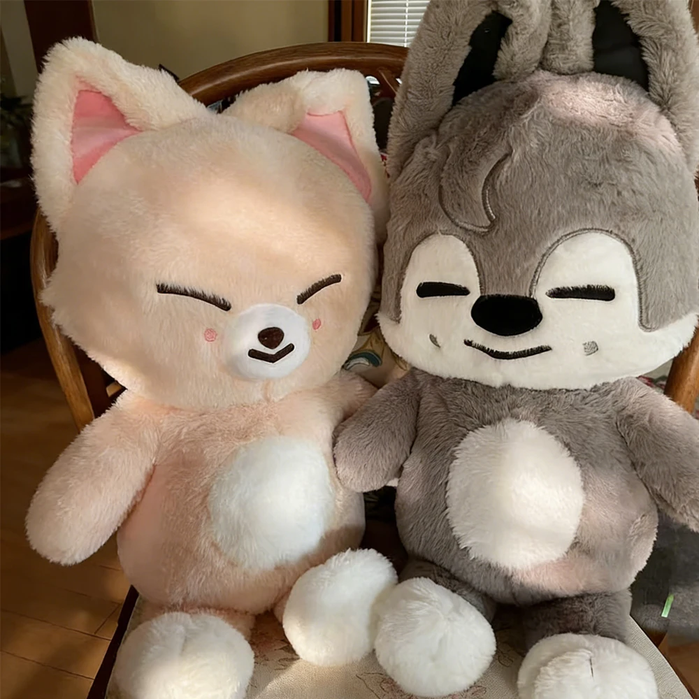 23-50cm Skzoo Plush Toy Wolfchan Kawaii Cartoon Stuffed Animal Plushie Doll Large Size Stray kids Plush Sleeping Pillow Gift