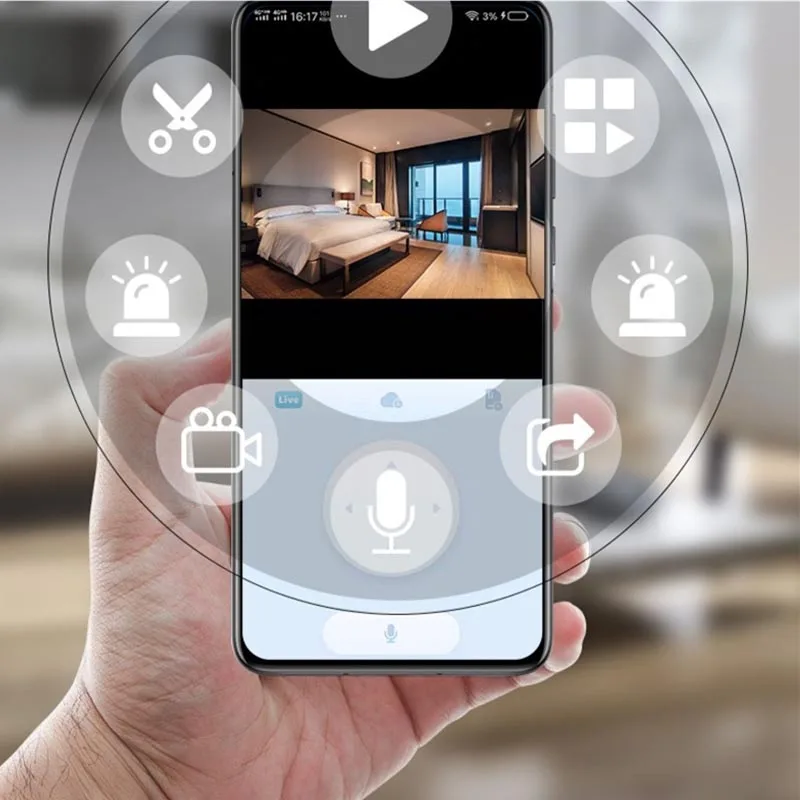 Pet Dog Cat Camera with Phone App 5G 2.4GHz WiFi Indoor Security Monitor 360 Pan Tilt Two Way Audio Night Vision Pet Supplies thumbnail 5