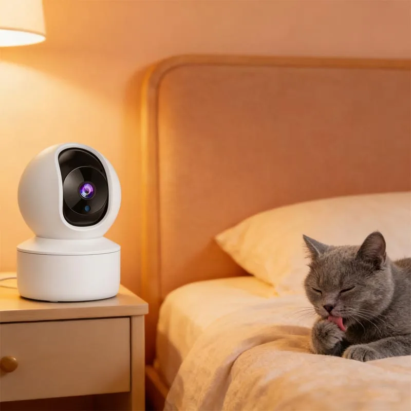 Pet Dog Cat Camera with Phone App 5G 2.4GHz WiFi Indoor Security Monitor 360 Pan Tilt Two Way Audio Night Vision Pet Supplies thumbnail 3
