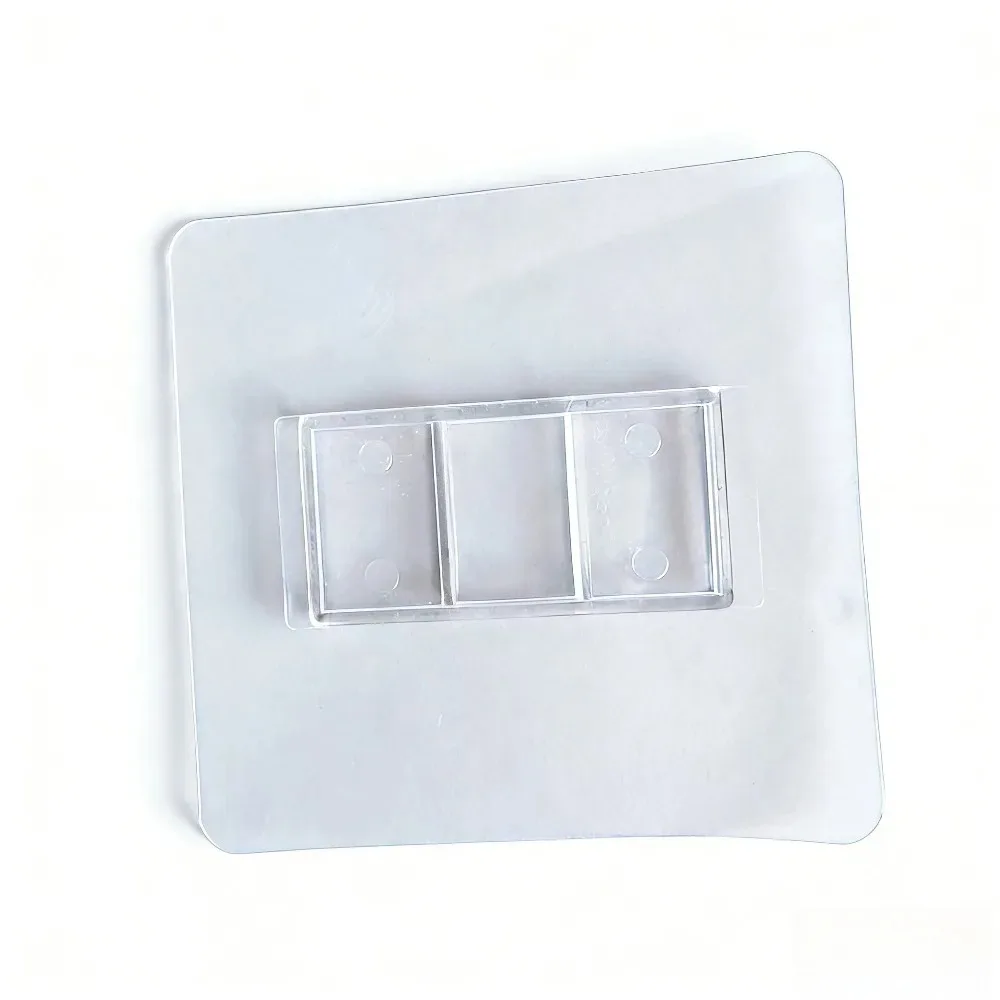 Self Adhesive No Drill Replacement Stickers Nail Free Strong Adhesive Bathroom Shelf Mounting Brackets Bathroom Accessories 2PCS thumbnail 4