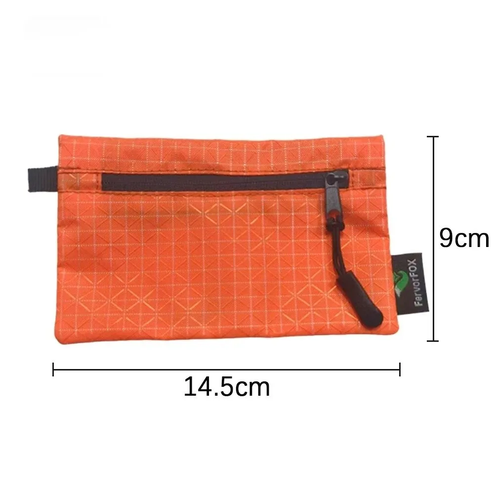 Portable Lightweight Outdoor Storage Bag Waterproof Zipper Key Card Wallet ‌Wear Resistant Coin Purse Cash Bag Adventure thumbnail 5