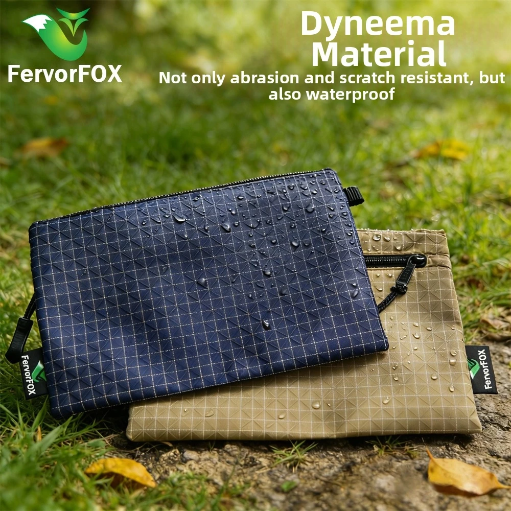 Portable Lightweight Outdoor Storage Bag Waterproof Zipper Key Card Wallet ‌Wear Resistant Coin Purse Cash Bag Adventure thumbnail 6