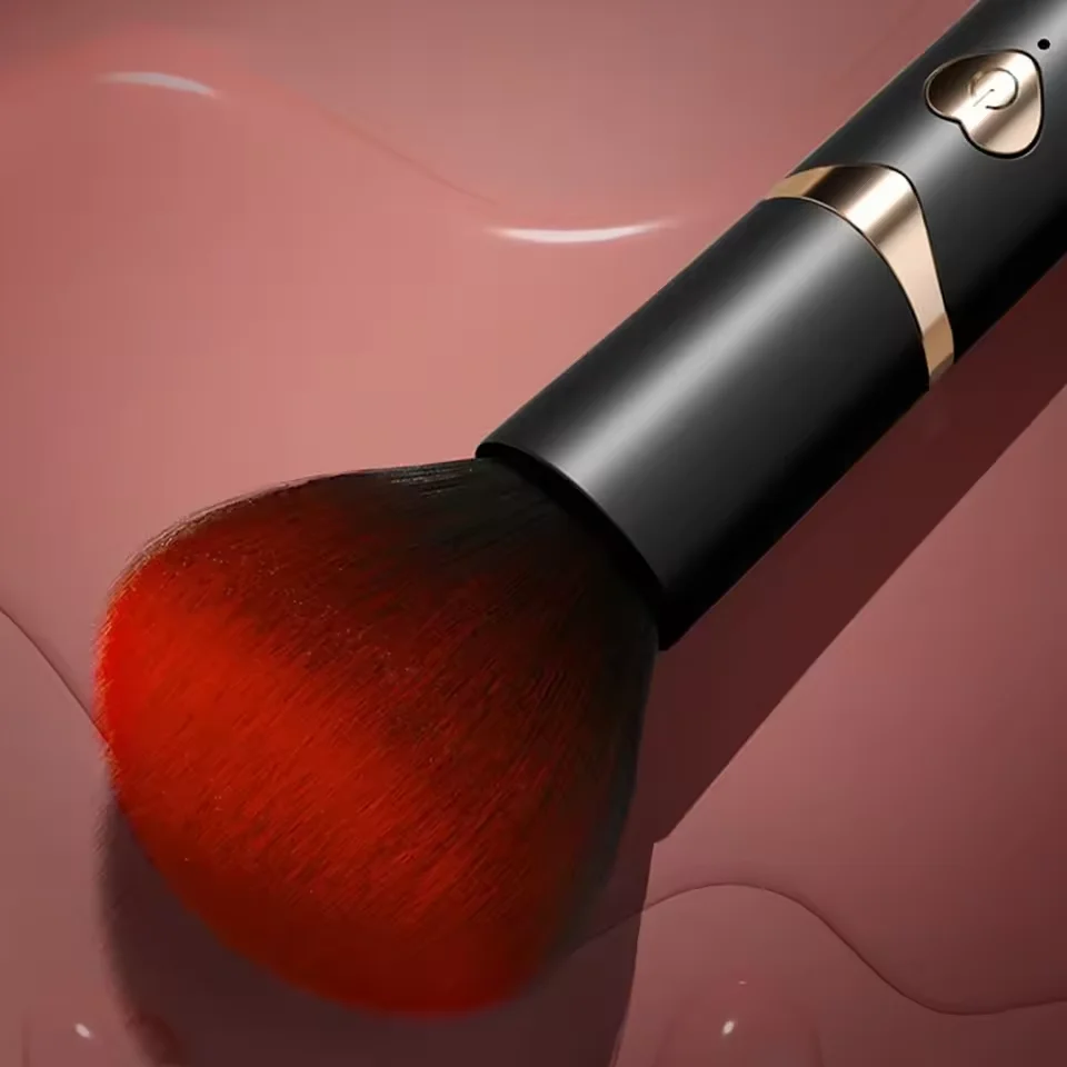 Vibrating Makeup Brush Massager Strong Shock Female Orgasm Clitoral Stimulator 7 Speed AV Wand Vibrator Adult Sex Toys for Women thumbnail 4
