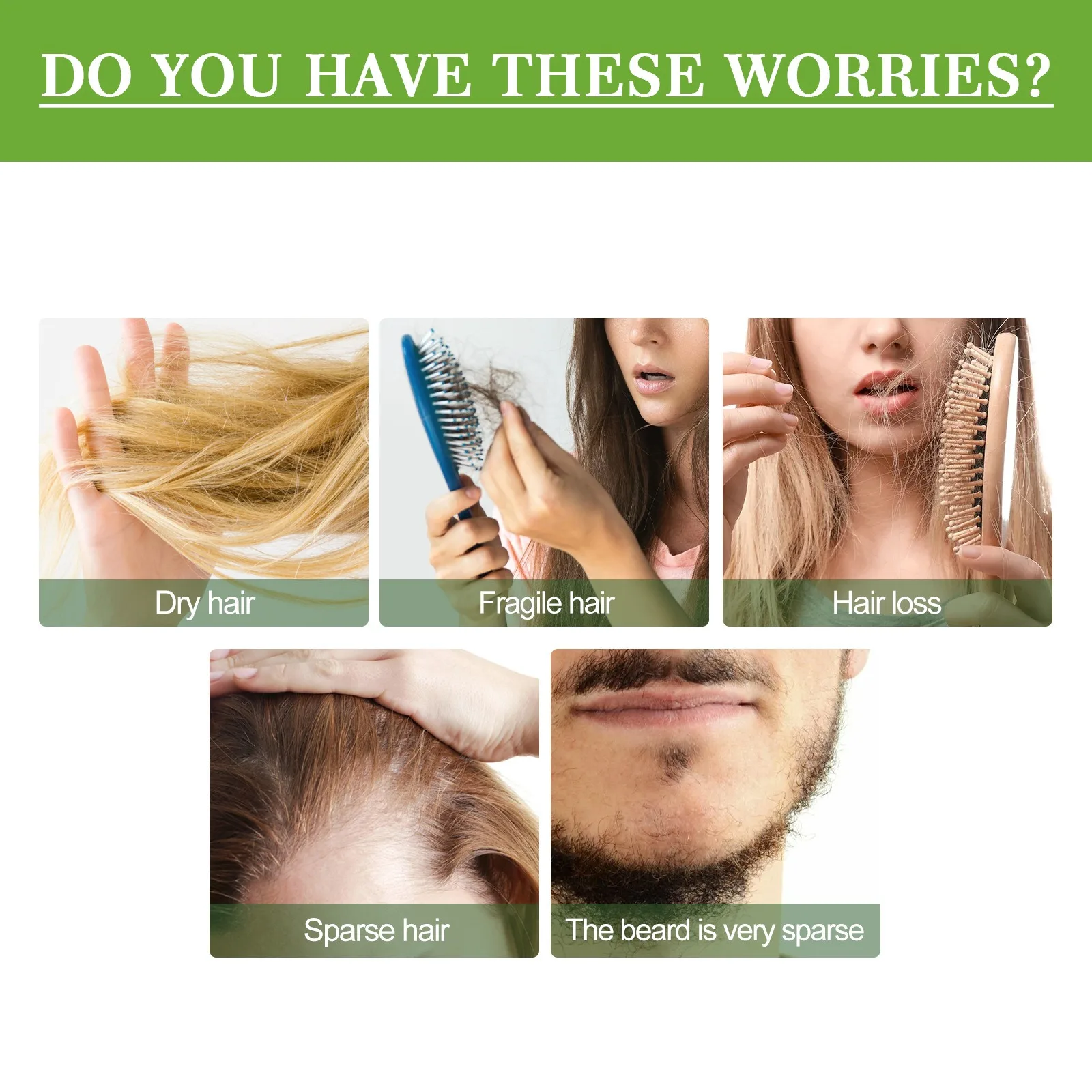 Rosemary Hair Growth Oil Hair Care Thickness Loss Deep Nourishing Scalp Care Strengthen Repair Damaged Oil Control For Men Women thumbnail 3