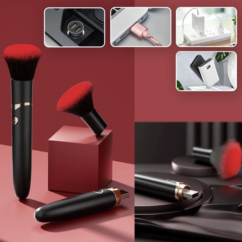 Makeup Brush Bullet Vibrator G Spot Nipple Clit Stimulator Female Dildo Masturbator AV Stick Vibration Massager Sex Toys Adult thumbnail 4