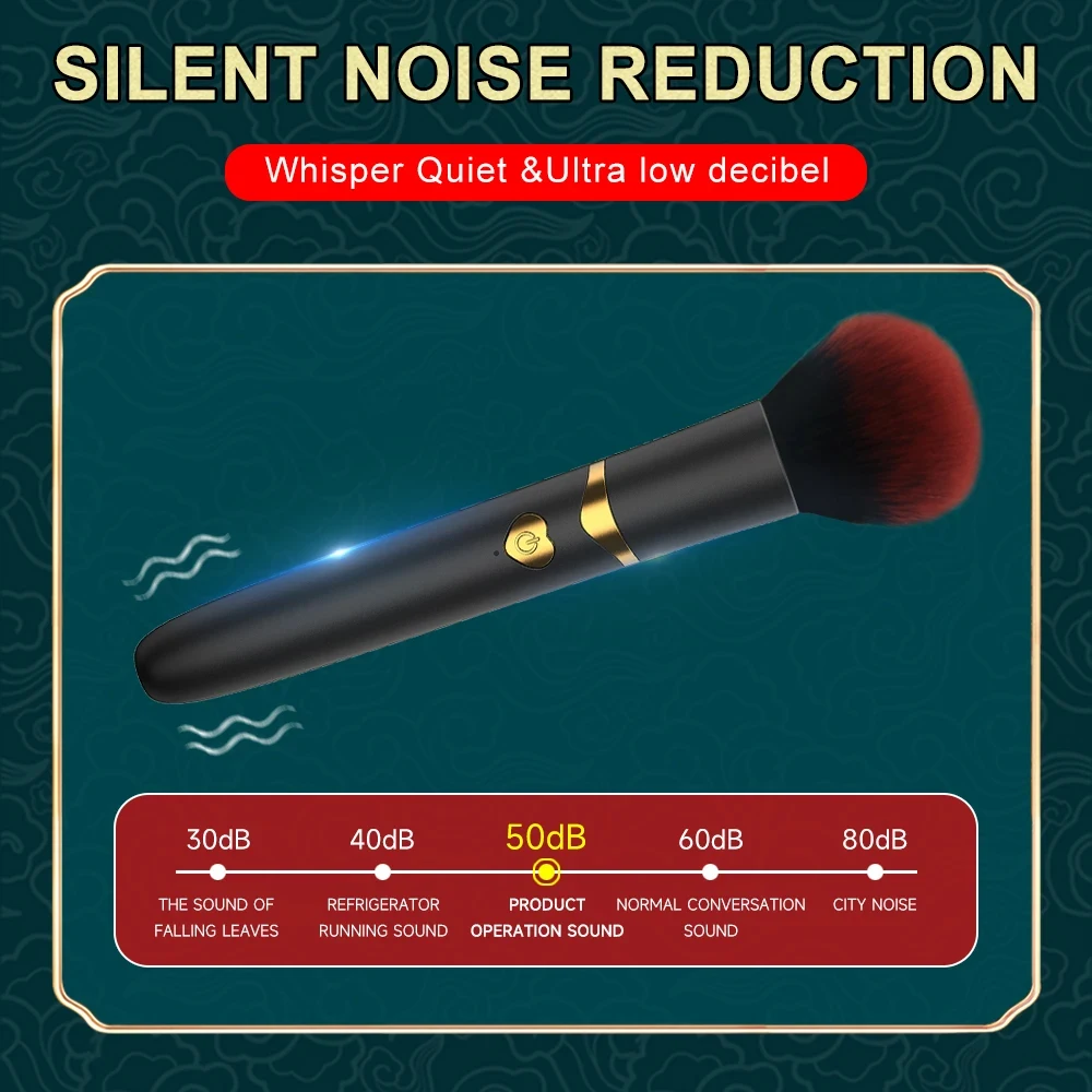Makeup Brush Bullet Vibrator G Spot Nipple Clit Stimulator Female Dildo Masturbator AV Stick Vibration Massager Sex Toys Adult thumbnail 6