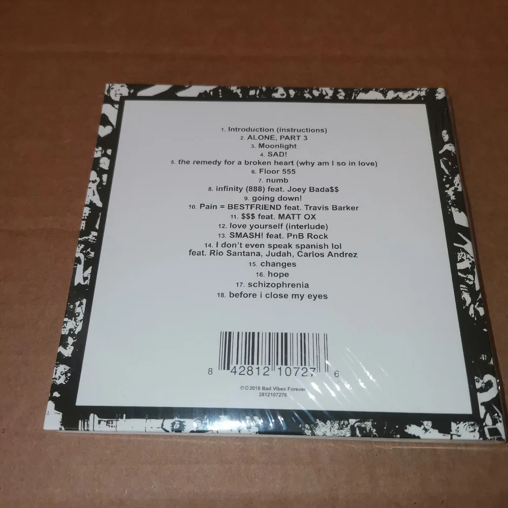 XXXTENTACION? CD Brand New Sealed Emo Rap Lo-Fi Hip Hop Music Album For Car Play Home Audio Fans Collection Gift In Stock thumbnail 2