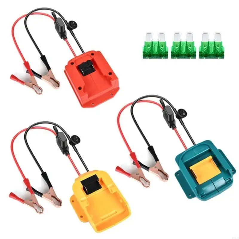Lightweight Emergency Battery Jump Starter for Multiple Vehicles with Cables R6FB
