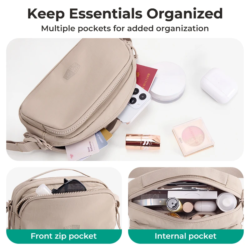 BAGSMART Duffel Bag For Women Travel Crossbody Tote Bag Multi-Function Sport Gym Bag Waterproof Casual Overnight Shoulder Bag thumbnail 5