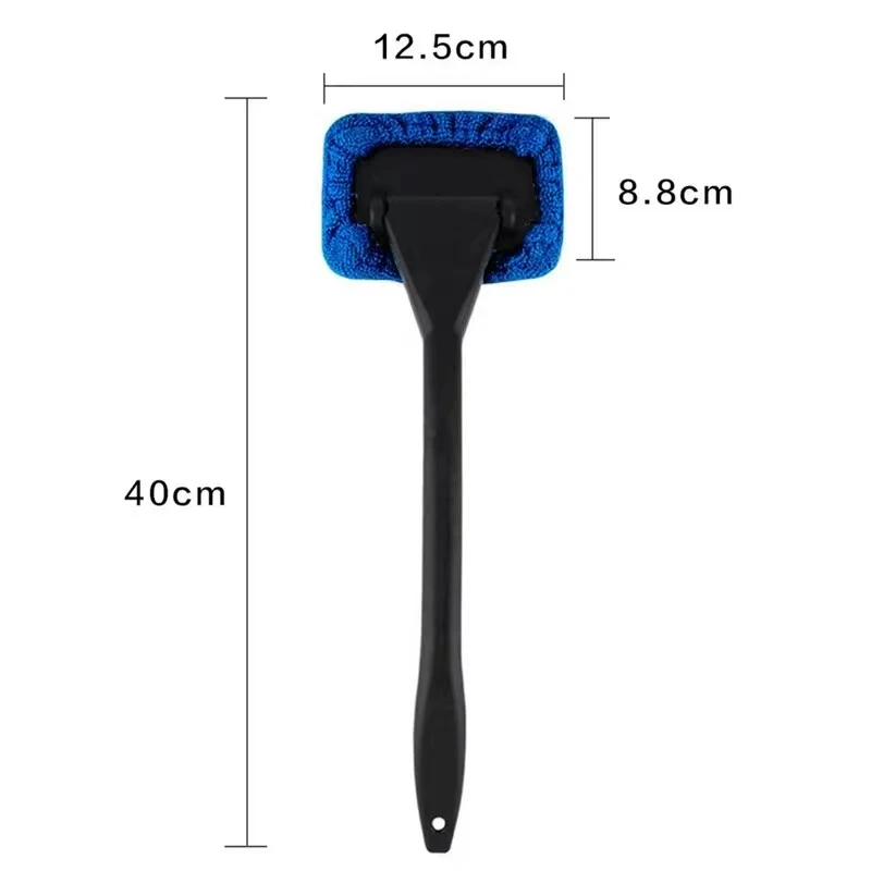 Car Window Cleaner Brush Kit Windshield Cleaning Wash Tool Inside Interior Auto Glass Wiper with Long Handle Car Accessories thumbnail 6