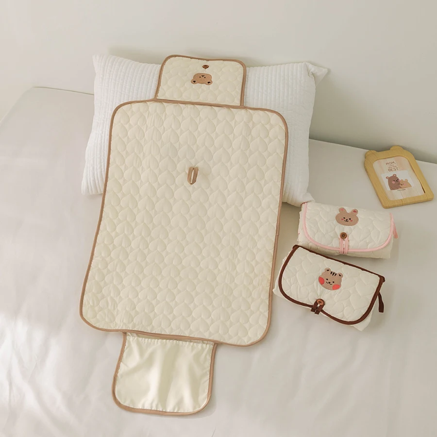 Portable Changing Pad for Baby Diaper Bag and Travel Changing Station Foldable Baby Diaper Changing Pad Waterproof Newborn Diape thumbnail 3