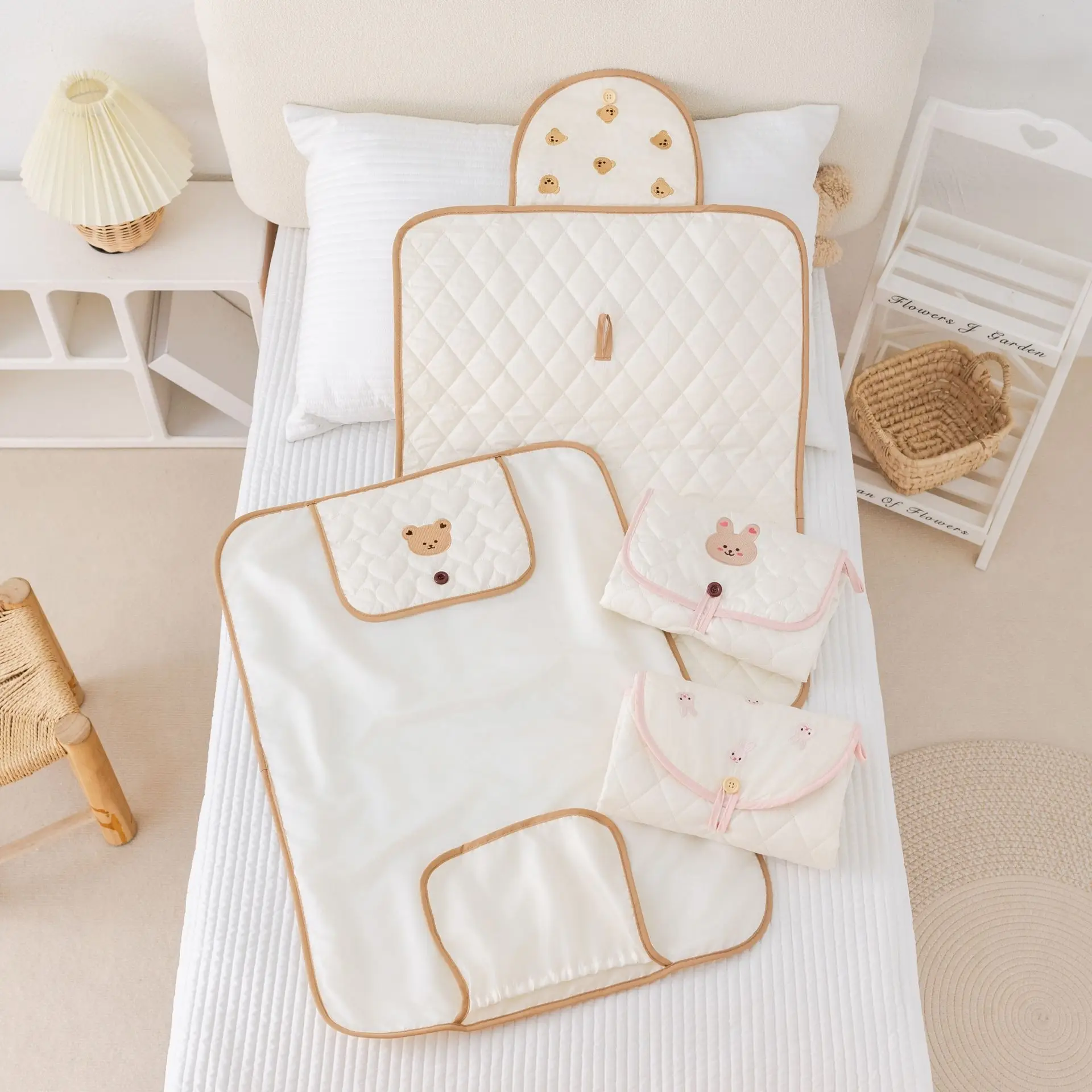 Portable Changing Pad for Baby Diaper Bag and Travel Changing Station Foldable Baby Diaper Changing Pad Waterproof Newborn Diape thumbnail 6