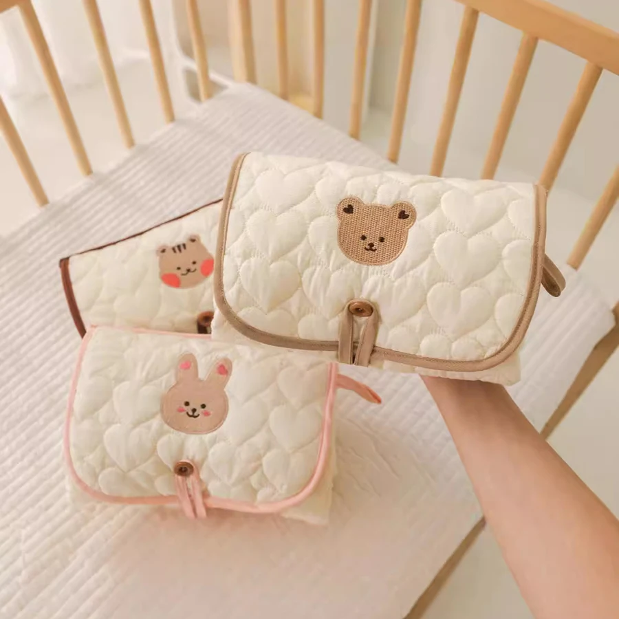 Portable Changing Pad for Baby Diaper Bag and Travel Changing Station Foldable Baby Diaper Changing Pad Waterproof Newborn Diape thumbnail 5