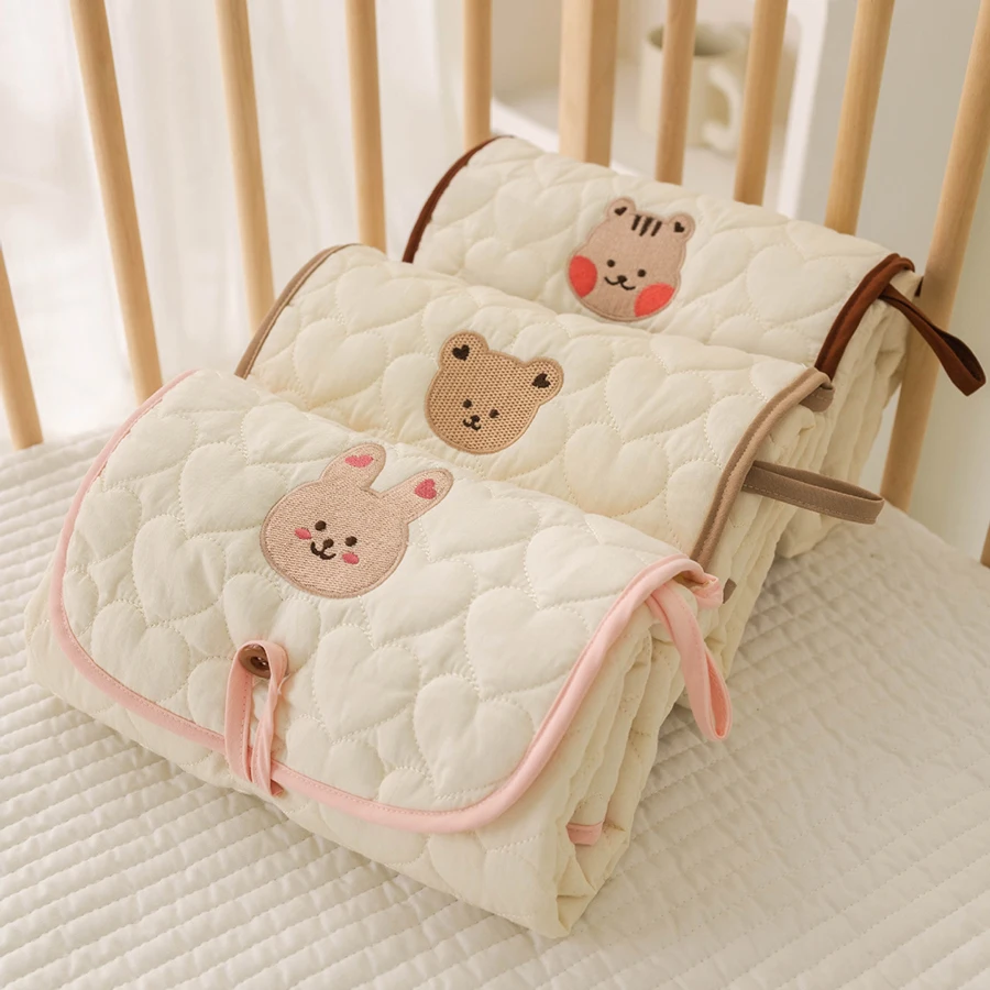 Portable Changing Pad for Baby Diaper Bag and Travel Changing Station Foldable Baby Diaper Changing Pad Waterproof Newborn Diape thumbnail 2