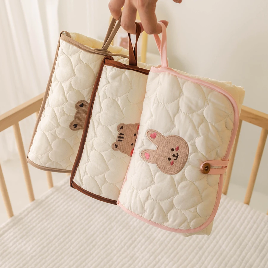 Portable Changing Pad for Baby Diaper Bag and Travel Changing Station Foldable Baby Diaper Changing Pad Waterproof Newborn Diape thumbnail 4