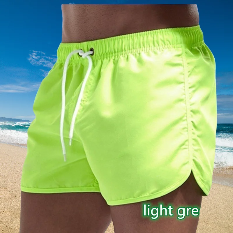 2026 New Summer Men's Swimwear Shorts Brand Beachwear Sexy Swim Trunks Men Swimsuit Low Waist Breathable Beach Wear Surf thumbnail 3