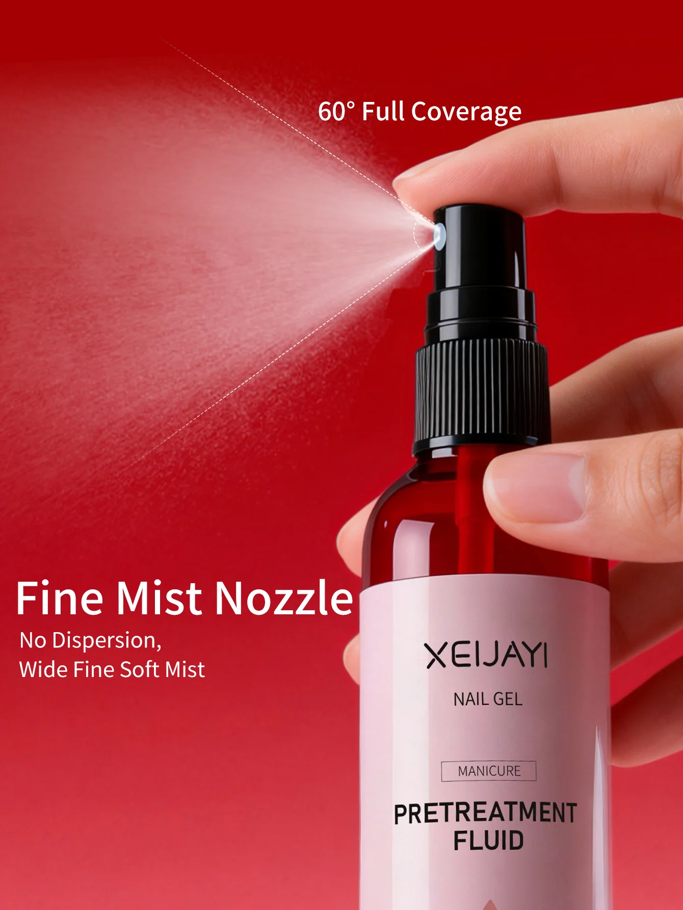 XEIJAYI 100ml 1pc Quick Cuticle Softening & Nail Moisturizing,  Manicure Prep Solution for Before Nail Polish Application thumbnail 6