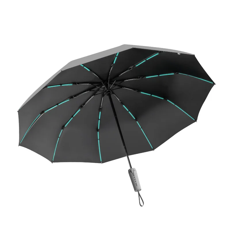 Mechanical Handle Umbrella,Men's Minimalist Umbrella Widened Strap Umbrella, , Large, Sturdy Wind Resistant Automatic Umbrella thumbnail 6