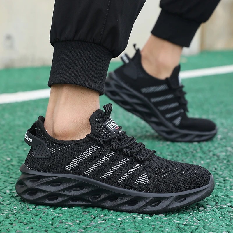 Unisex Men Sneakers Shoes Comfortable Breathable Couple Running Women Tennis Sports Shoe Size 37-47 Yellow Walking Sneaker thumbnail 5