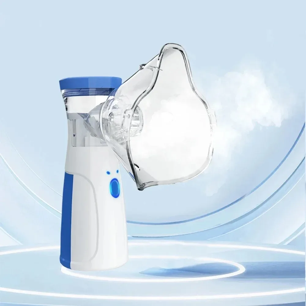 Portable facial steamer with nano-ion mist, facial spray, facial steamer, nebulizer, beauty humidifier, handheld device for mois