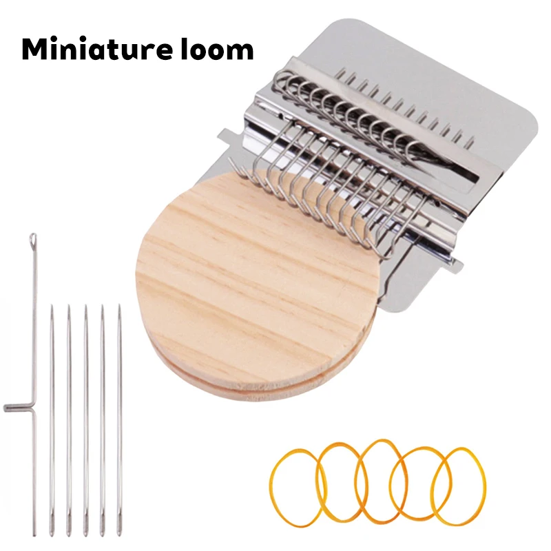 Knit Patch Kit Portable Darning Loom for Beginners Kit for Holes Repair on Socks Clothes Tool Set Quickly Sewing Repair 28 hooks thumbnail 6