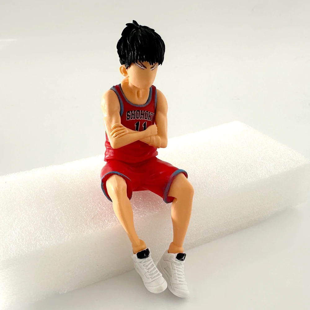 1 Pc Anime SLAM DUNK Action Figures Sakuragi Hanamichi Rukawa Kaede Sitting Posture PVC Model Collection Gift Toy thumbnail 5