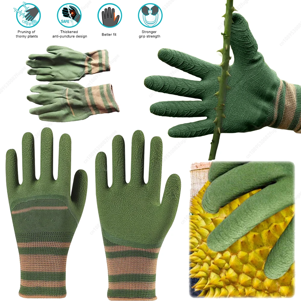 Gardening Gloves Thorn Proof Protection Glove Breathable Garden Gloves Waterproof for Cactus Rose and Blackberry for Women/Men thumbnail 2