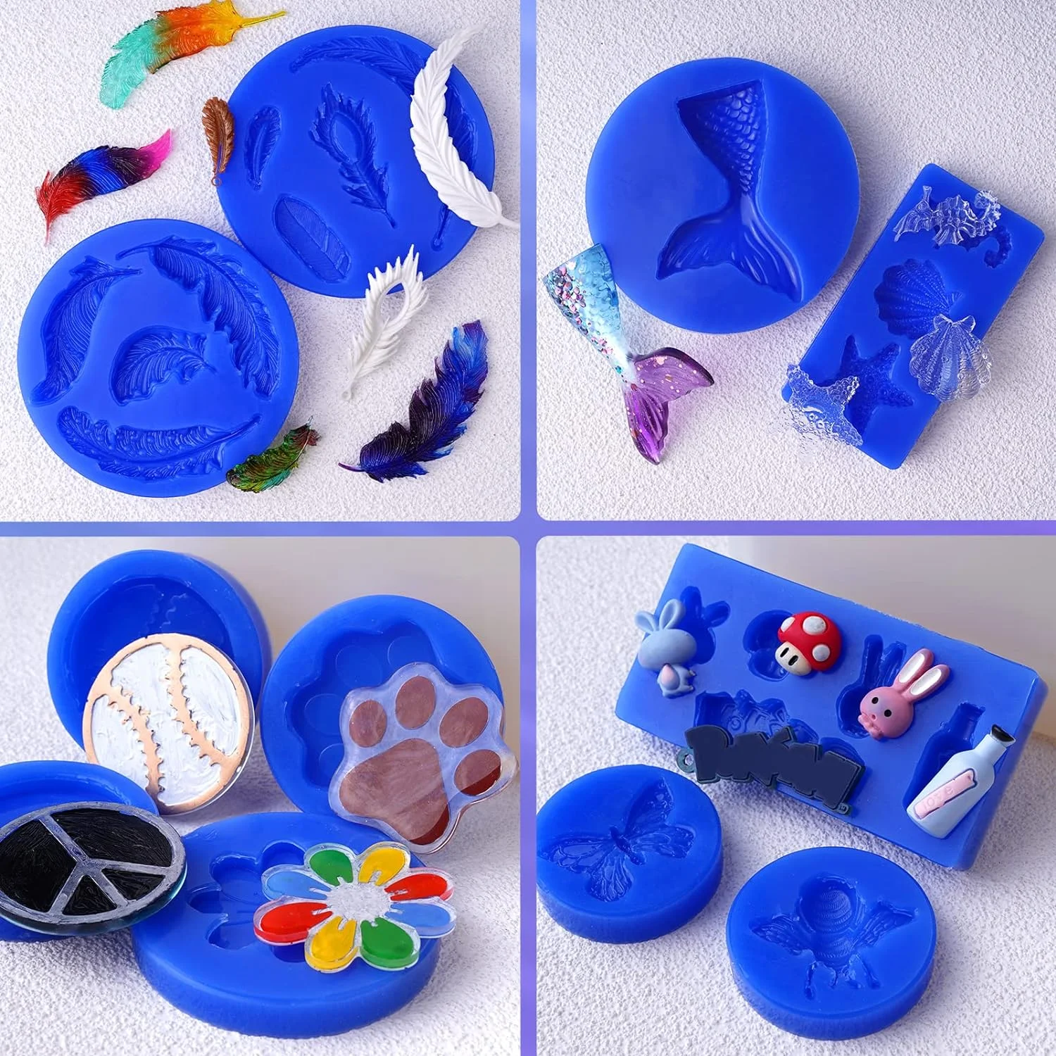 Liquid Silicone Rubber Making Kit, High Perf Fast Curing Non-Toxic Heat Resistant for Resin Soap Wax Crafts & DIY Projects thumbnail 6