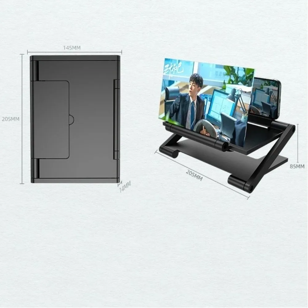 Portable Folding Cell Phone Screen Amplifier Enlarged Screen Multi functional Screen Enlarge Magnifier HD HD Projector thumbnail 5