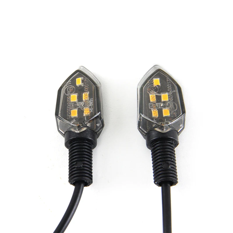 LED Turn Signal Light Super Bright 2pcs Motorcycle Mini Universal Led Motorbike Lampe Amber Blinker LED Indicators Light thumbnail 4
