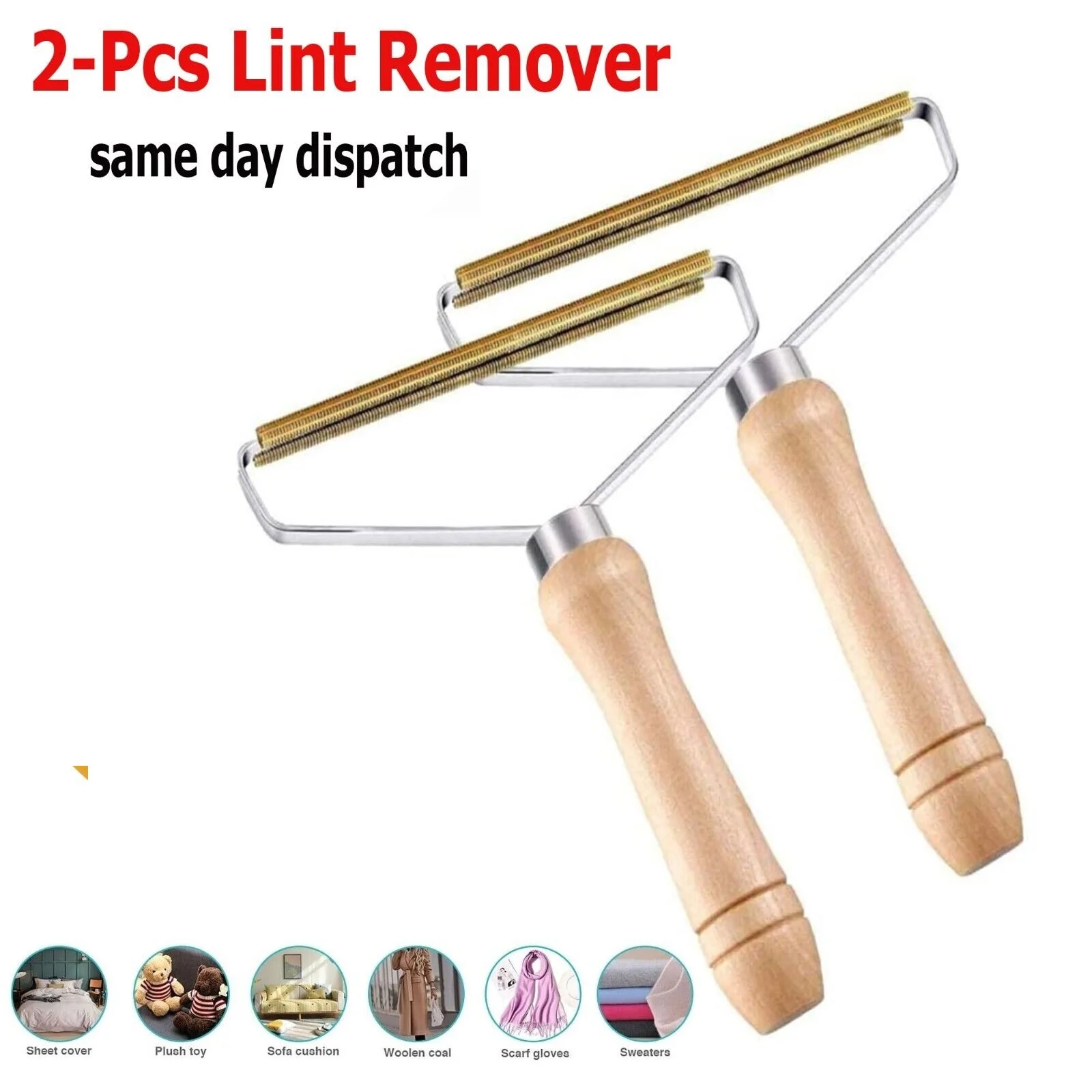 Portable Lint Remover Pet Fur Clothes Fuzz Shaver Jumper Trimmer Roller Reusable thumbnail 3