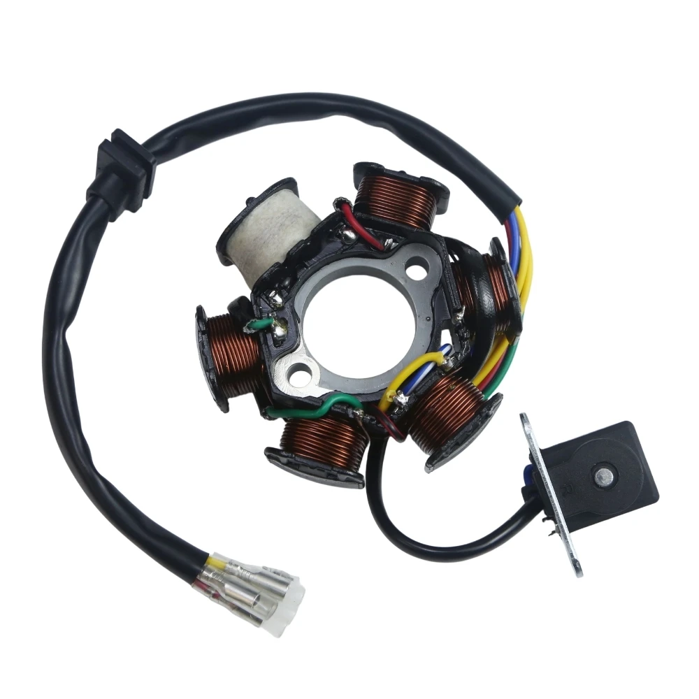 Motorcycle ignition stator magneto coils 139QMB and 157QMJ suitable for GY6 50cc, 125cc, and 150cc scooter motorcycles. thumbnail 5