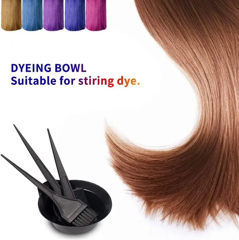 4pc Hair Coloring Kit, Hair Dye Brush, Tools for Hair Coloring Kit–Professional Dyeing Tools Set –Perfect for DIY and Salon Use thumbnail 4