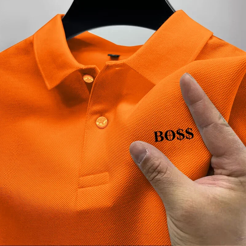 2026 Men's Short-Sleeved Round-Neck Shirt, Durable, Breathable, Casual, Fashionable, Business, Sporty, Summer, High-neck, New St thumbnail 6